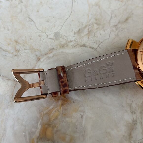 GaGà Milano Manuale 40mm Limited Edition Rose Gold Watch Made in Italy VERY RARE - Picture 10 of 13